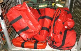 16x Red Medical Resus Bags