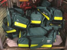 9x First Aid Carry Bags/Trolleys - empty