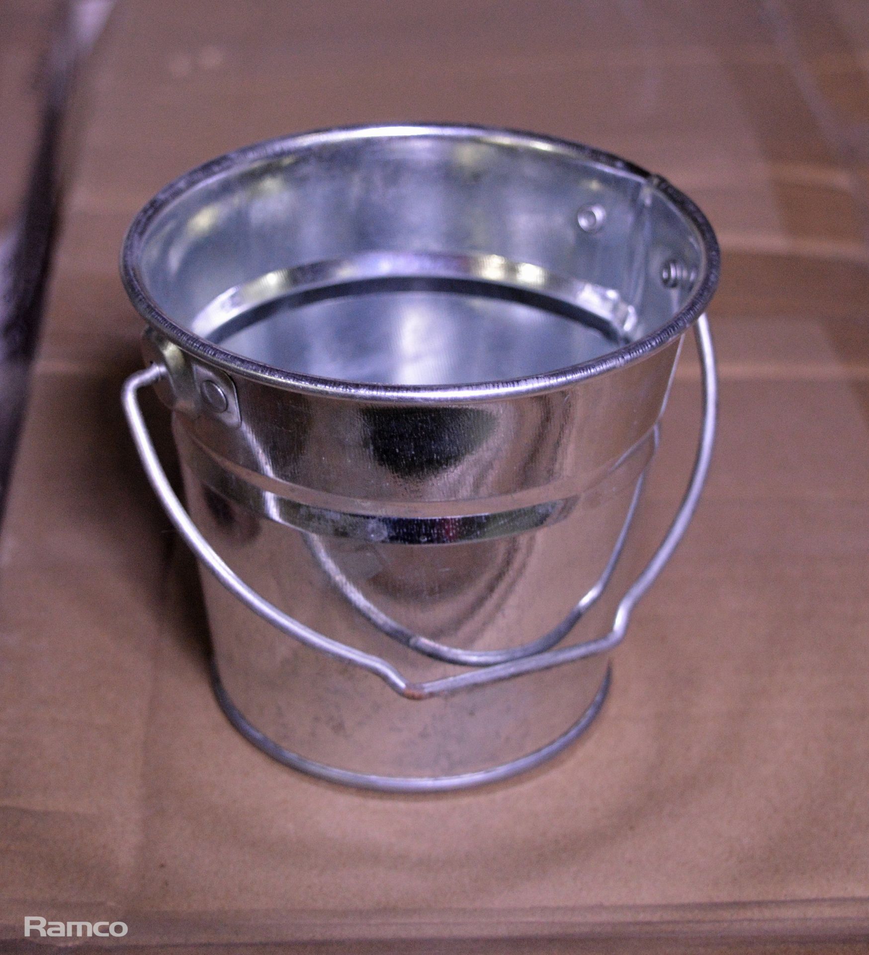 600x Transworld Galvanised Metal Buckets 0.5L - Image 2 of 2