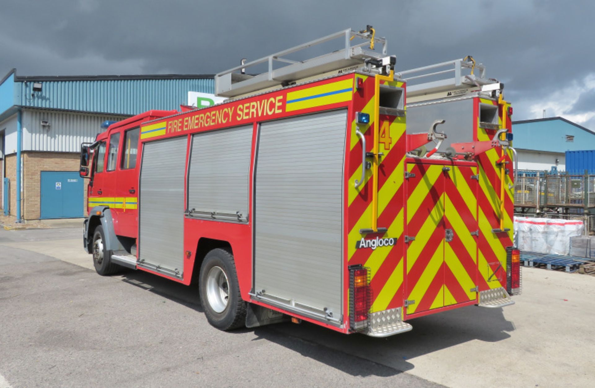 Man Angloco Fire Engine - LE15.220 - 52788 miles - winch - Unit been used 713hr - 6871CC - Image 4 of 35