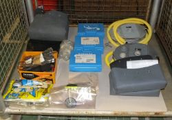 Various Rubber Boat Repair Kit & Foot Pump