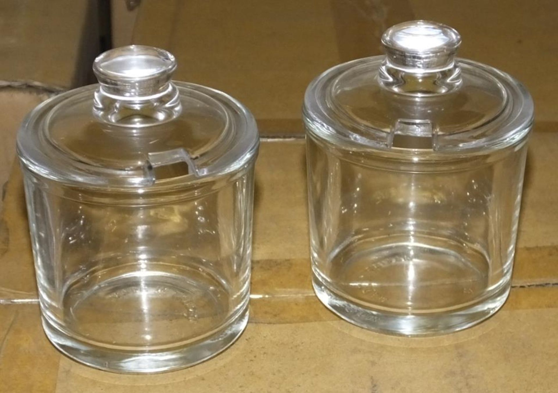 144x Glass jam jars, 144x glass jam jar lids - Image 2 of 2