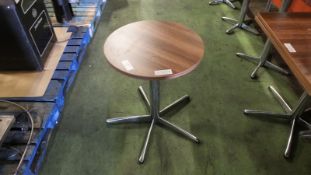 Round bar / cafe table â€“ diameter 600mm x height 750mm