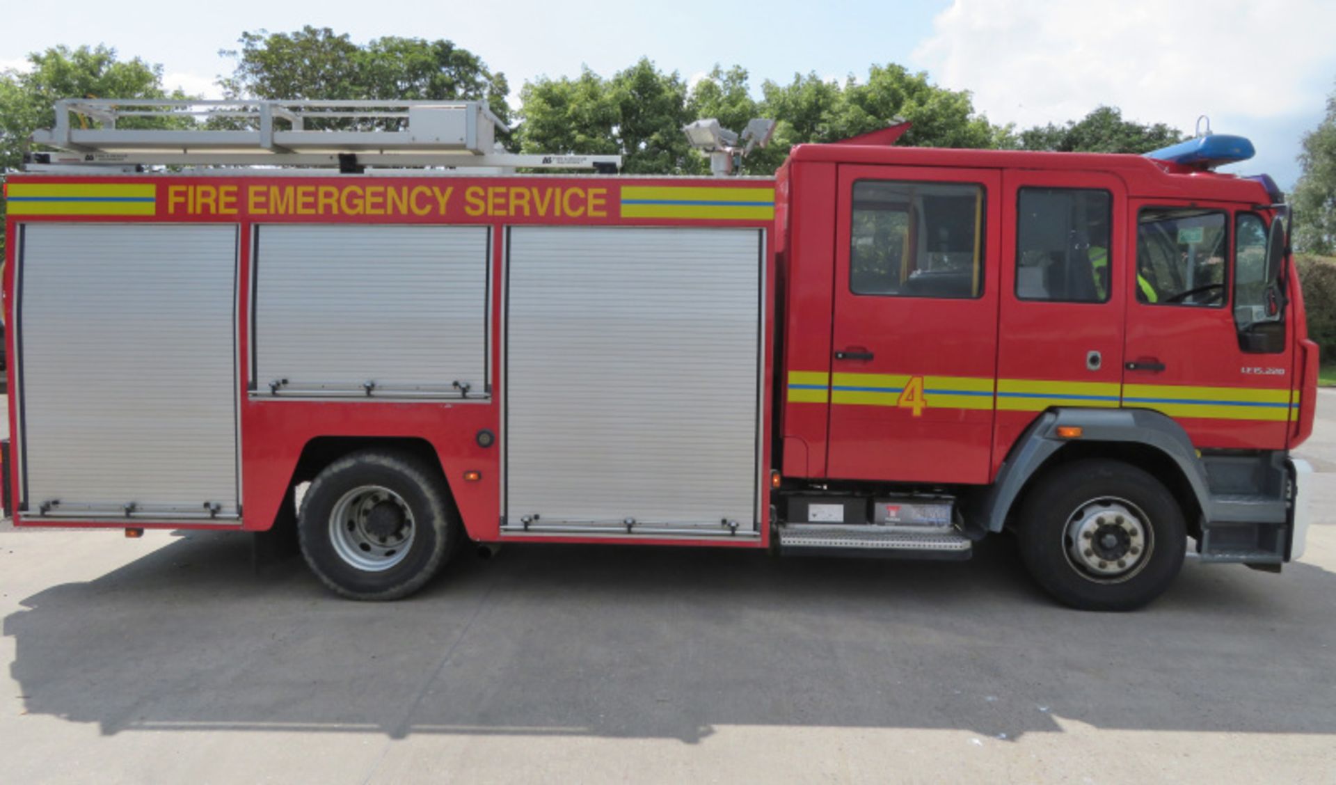 Man Angloco Fire Engine - LE15.220 - 52788 miles - winch - Unit been used 713hr - 6871CC - Image 7 of 35