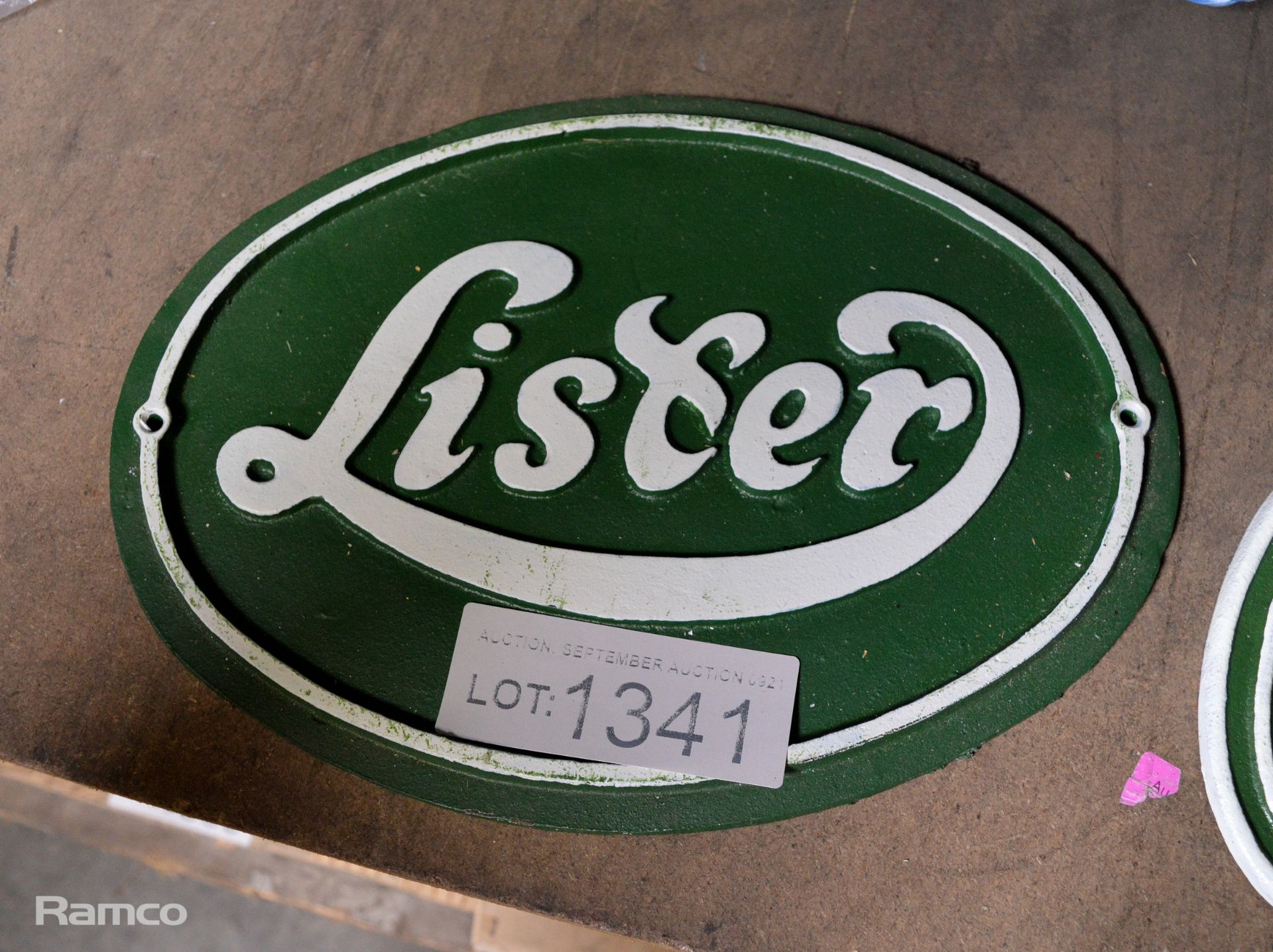 Lister Cast Sign