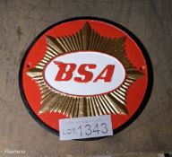 BSA Cast Sign