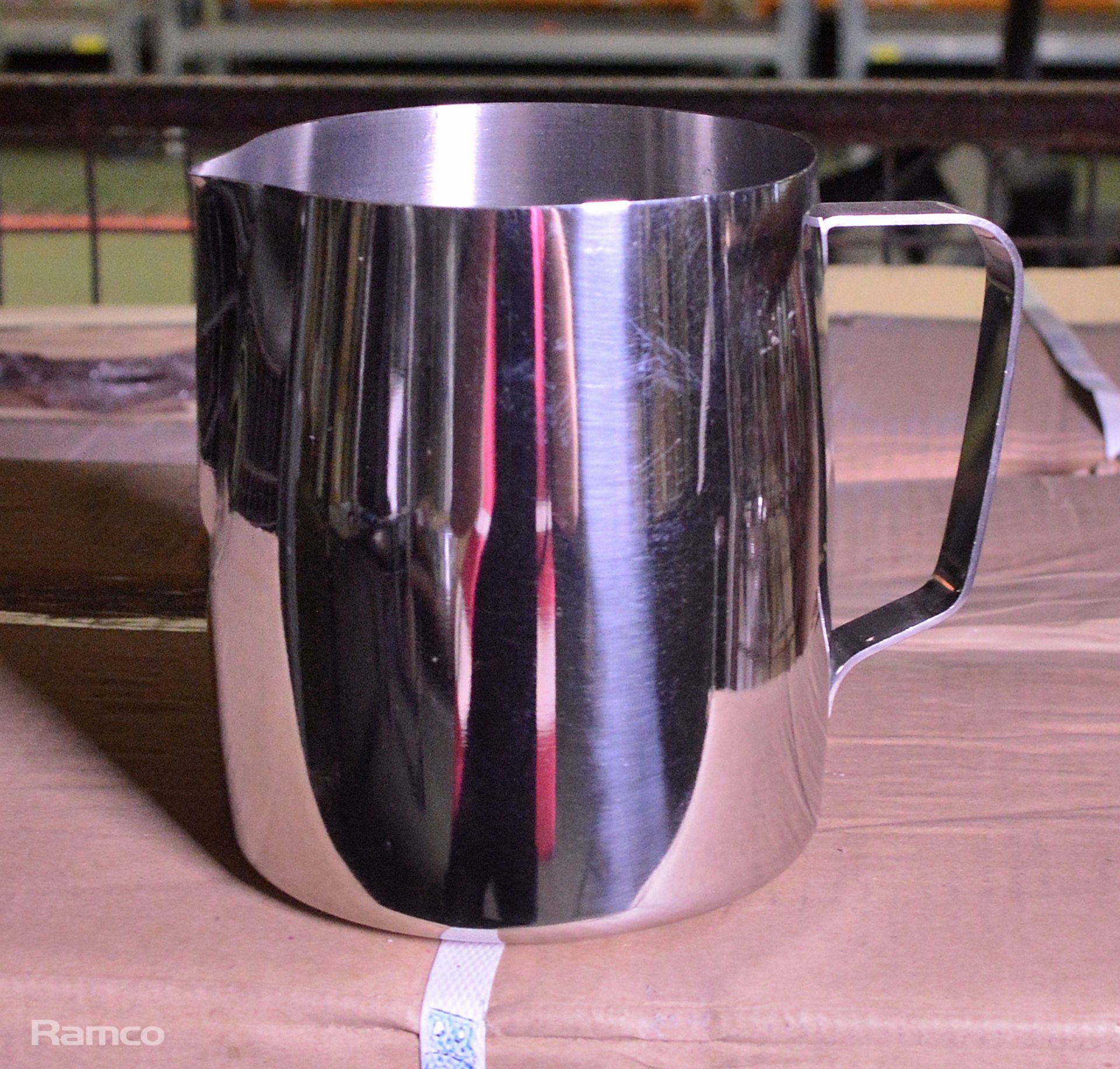 144x Stainless Steel Frothing Cups 44-48oz - Image 2 of 2