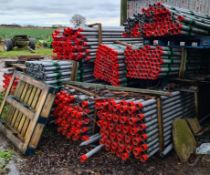 Approx 1.3 kilometers of 63mm bore land drainage pipe, 13 Pallets of 1 2 and 3 meter lengt