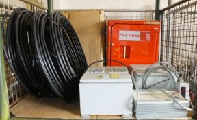 Firebird Fire Hose Cabinet - L500 x W230 x H630mm, Electric Junction Box, Cable, Power Cha