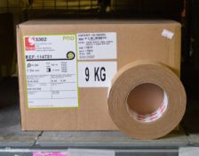 Scapa Pro 3302 Beige Cloth Adhesive Tape - 50mm x 50m - 2 Boxes - 16 rolls per box