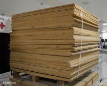 Wooden Racking Chipboard - approx. 60 sheets - L1220 x W1220 x H15mm