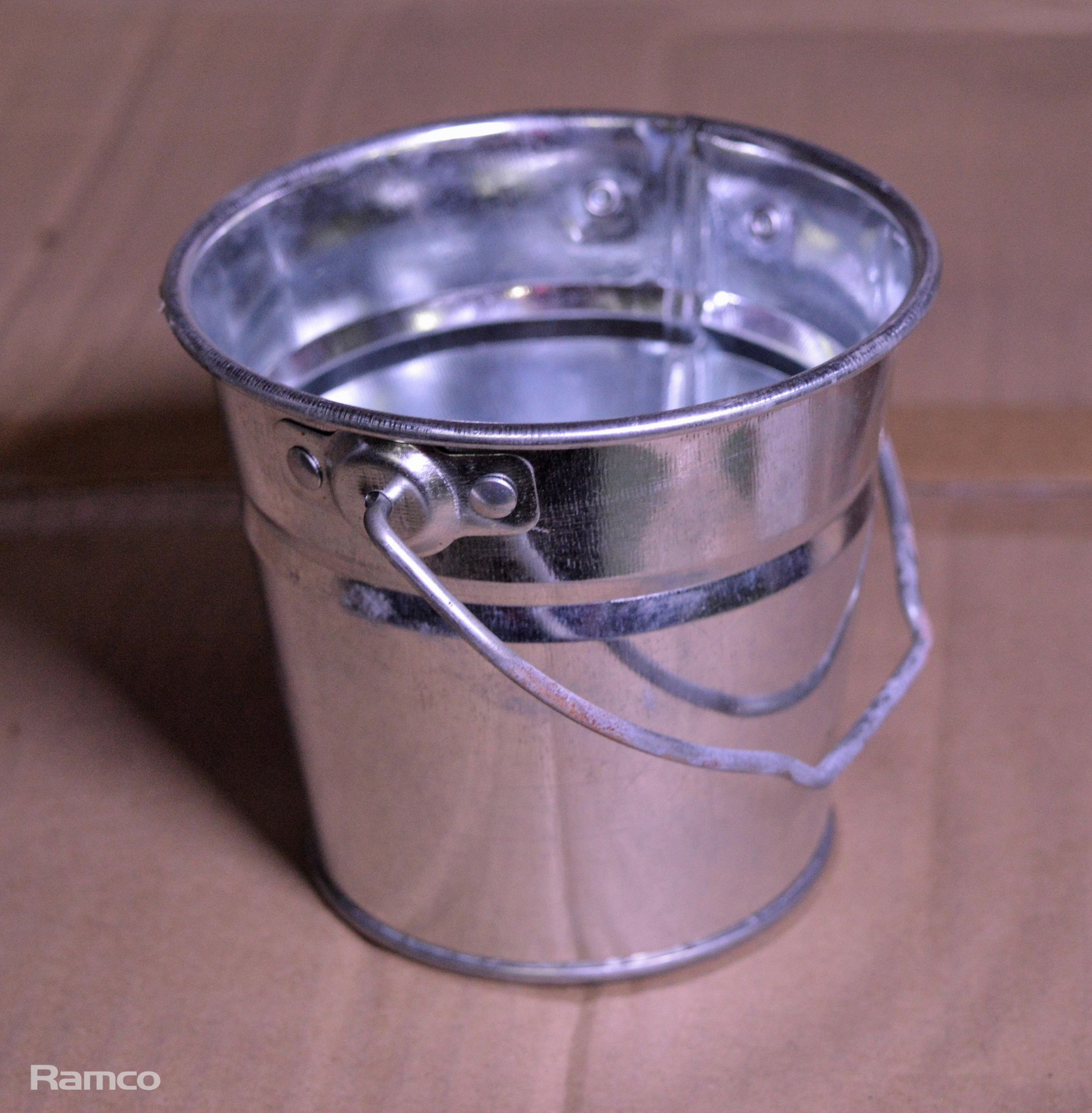 600x Transworld Galvanised Metal Buckets 0.5L - Image 2 of 2