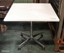 Kusch Co Ona White Desk - W800 x D800 x H750mm