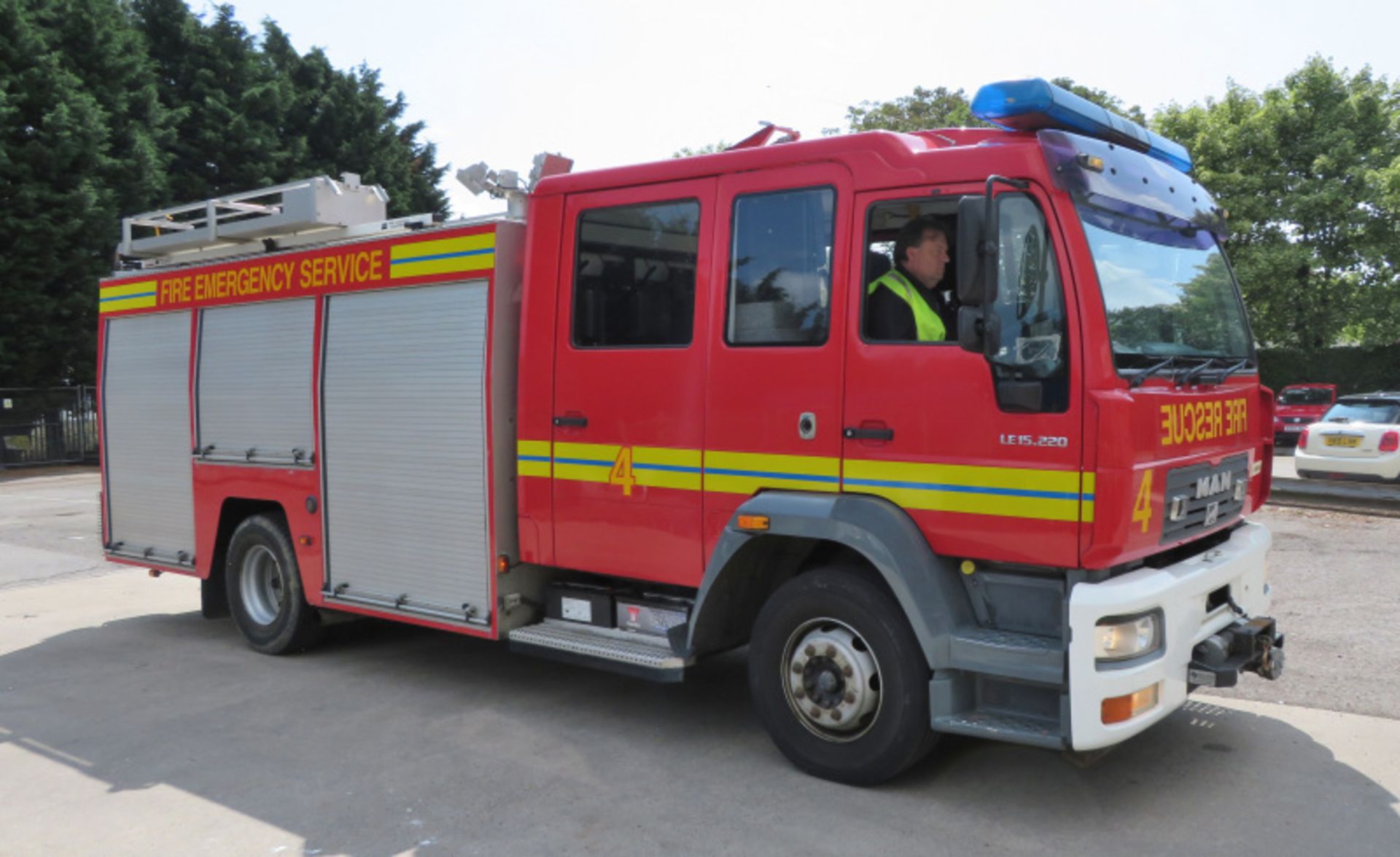 Man Angloco Fire Engine - LE15.220 - 52788 miles - winch - Unit been used 713hr - 6871CC - Image 8 of 35