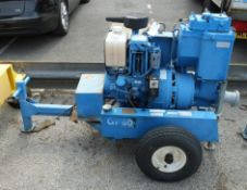 Sykes Lister Diesel Engine 8.6Kw Water Pump Unit - 6598 hours