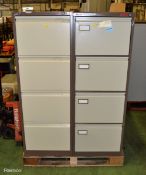Filing Cabinet 4 Drawer - L470mm x W620mm x H1320mm - various makes