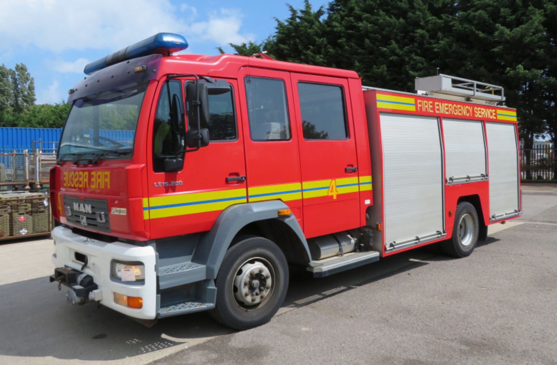 Man Angloco Fire Engine - LE15.220 - 52788 miles - winch - Unit been used 713hr - 6871CC