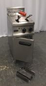 Lincat double basket fryer - OE7105/F - 415V - W 400mm x D 730 x H 930mm