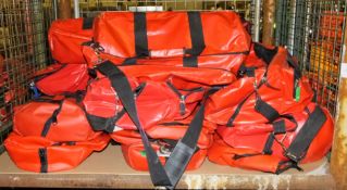 15x Red Medical Resus Bags