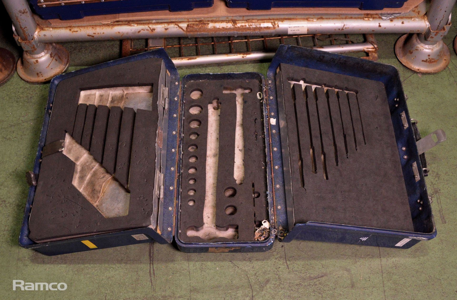 10x Blue Tool Boxes - Empty - Image 2 of 3