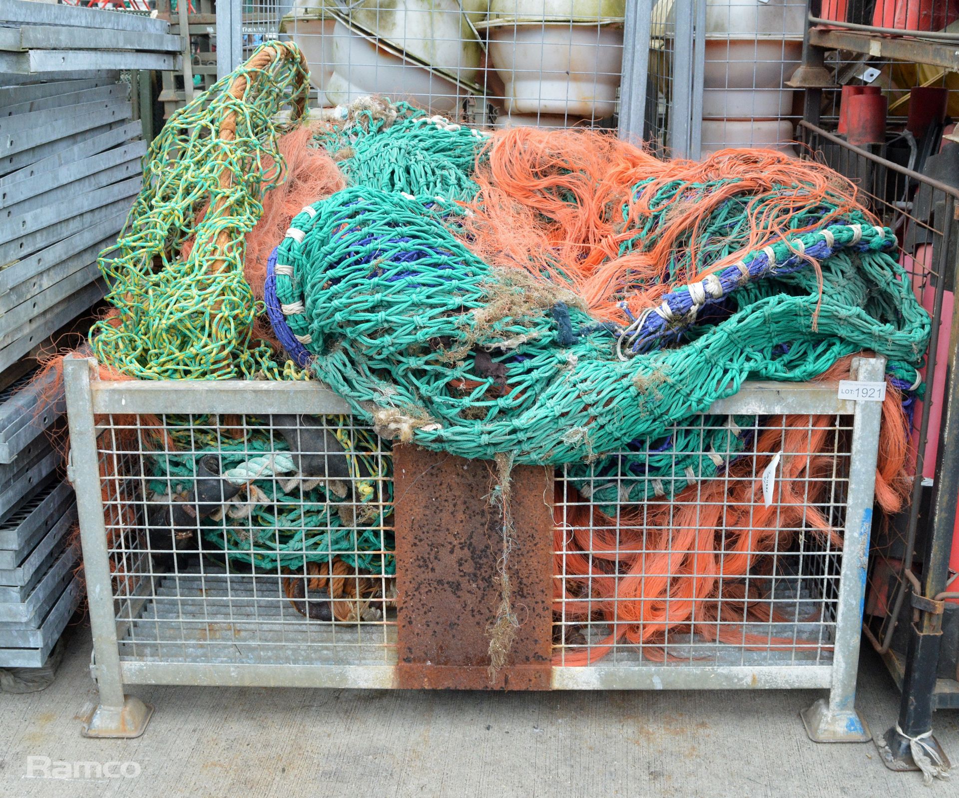 Various fishing nets