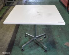 Kusch Co Ona White Desk - W900 x D900 x H750mm