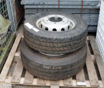 2x Used tyres