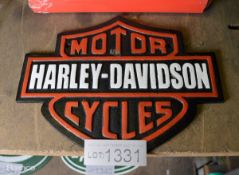 Harley Davidson Cast Sign