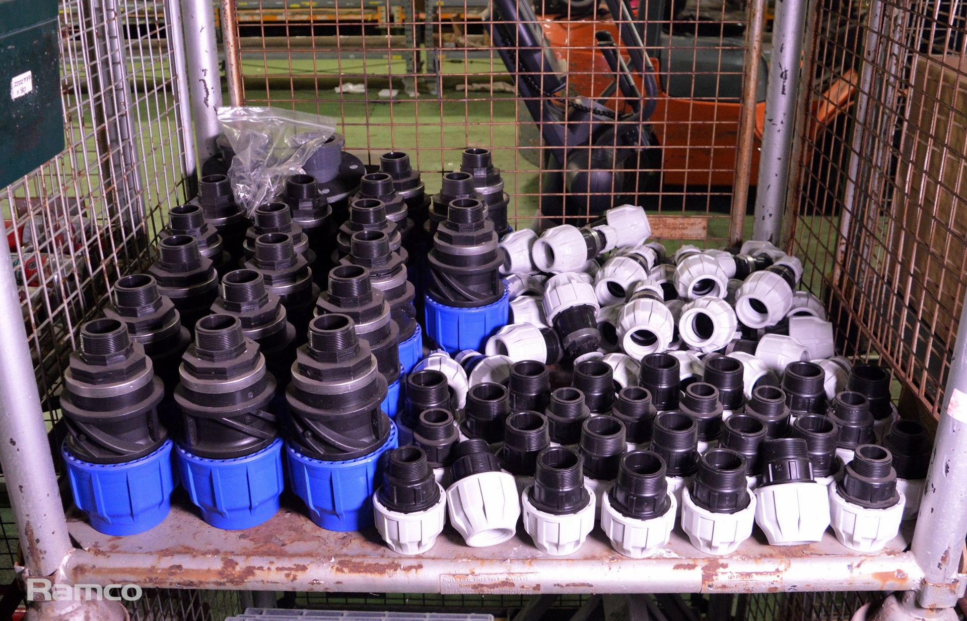 80x Various Sized MDPE Reducer Pipe Connectors