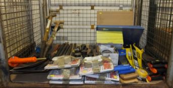 Various Hand Tools - Shovel, 4x Struer 432mm dia Cutting Discs & more