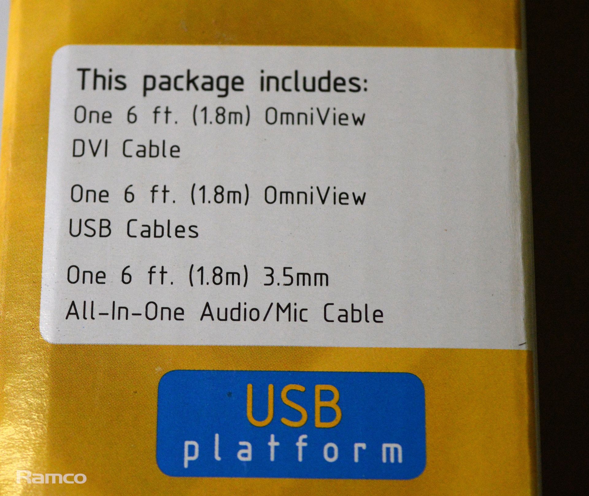 47x Belkin OmniView KVM Cables For SOHO Series With Audio - Image 6 of 6