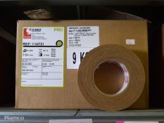 Scapa Pro 3302 Beige Cloth Adhesive Tape - 50mm x 50m - 2 Boxes - 16 rolls per box