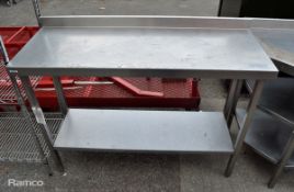 Stainless Steel Table - L1200 x D450 x H850mm