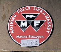 Massey Ferguson Cast Sign