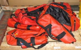 7x Red First Aid Bags