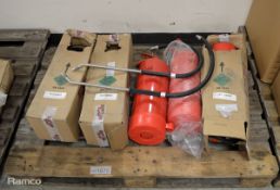 5x 6L Wet Chemical Fire Extinguishers - NEW