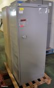 Metal Grey Single Door Cabinet L 610mm x W 500mm x H 1530mm