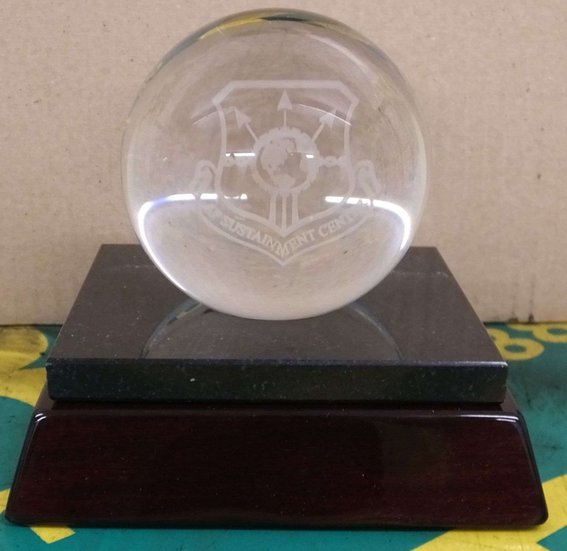 Af Sustainment Center Glass Globe - Image 2 of 2