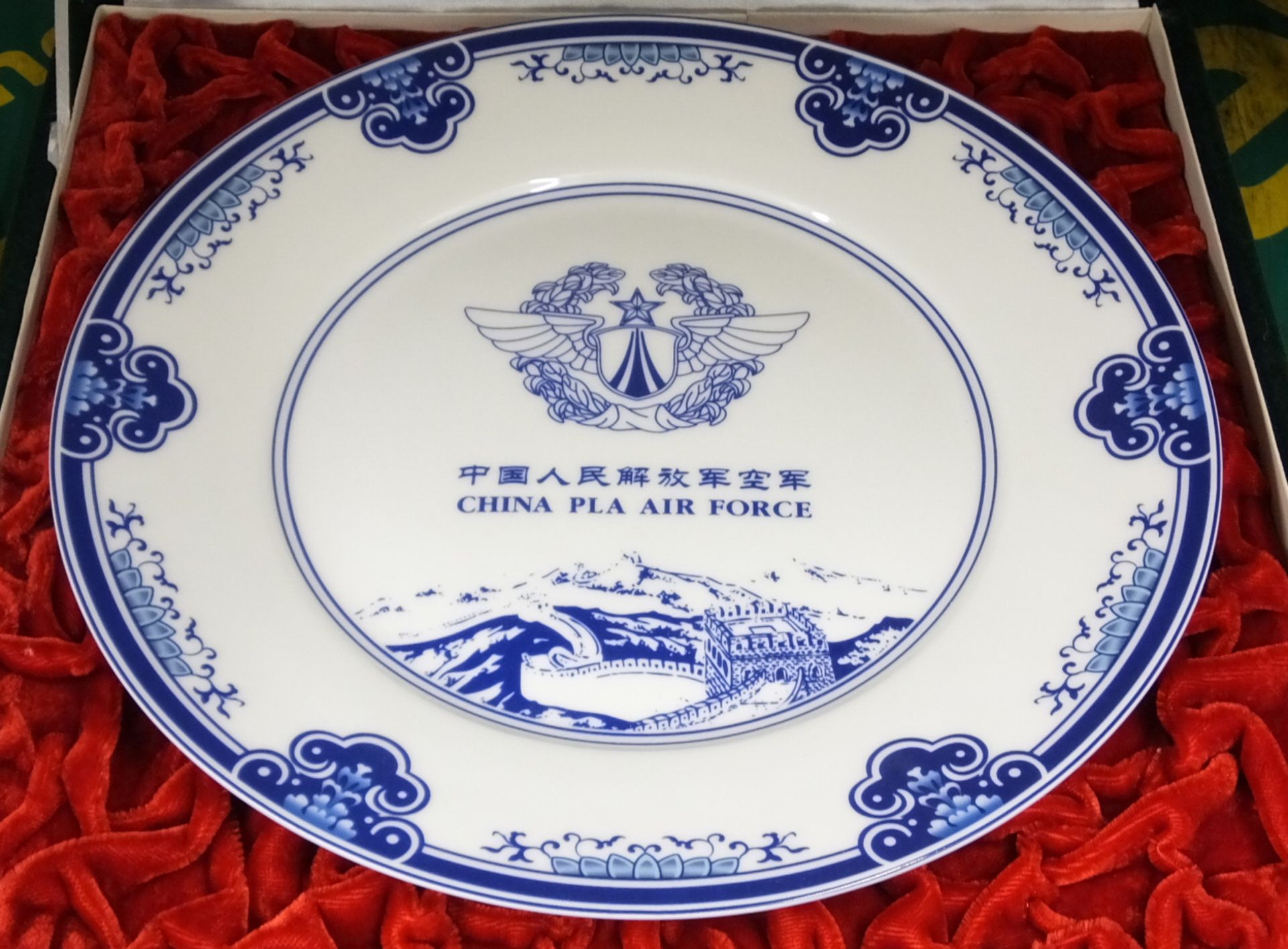 China Pla Air Force Decorative Plate & Case