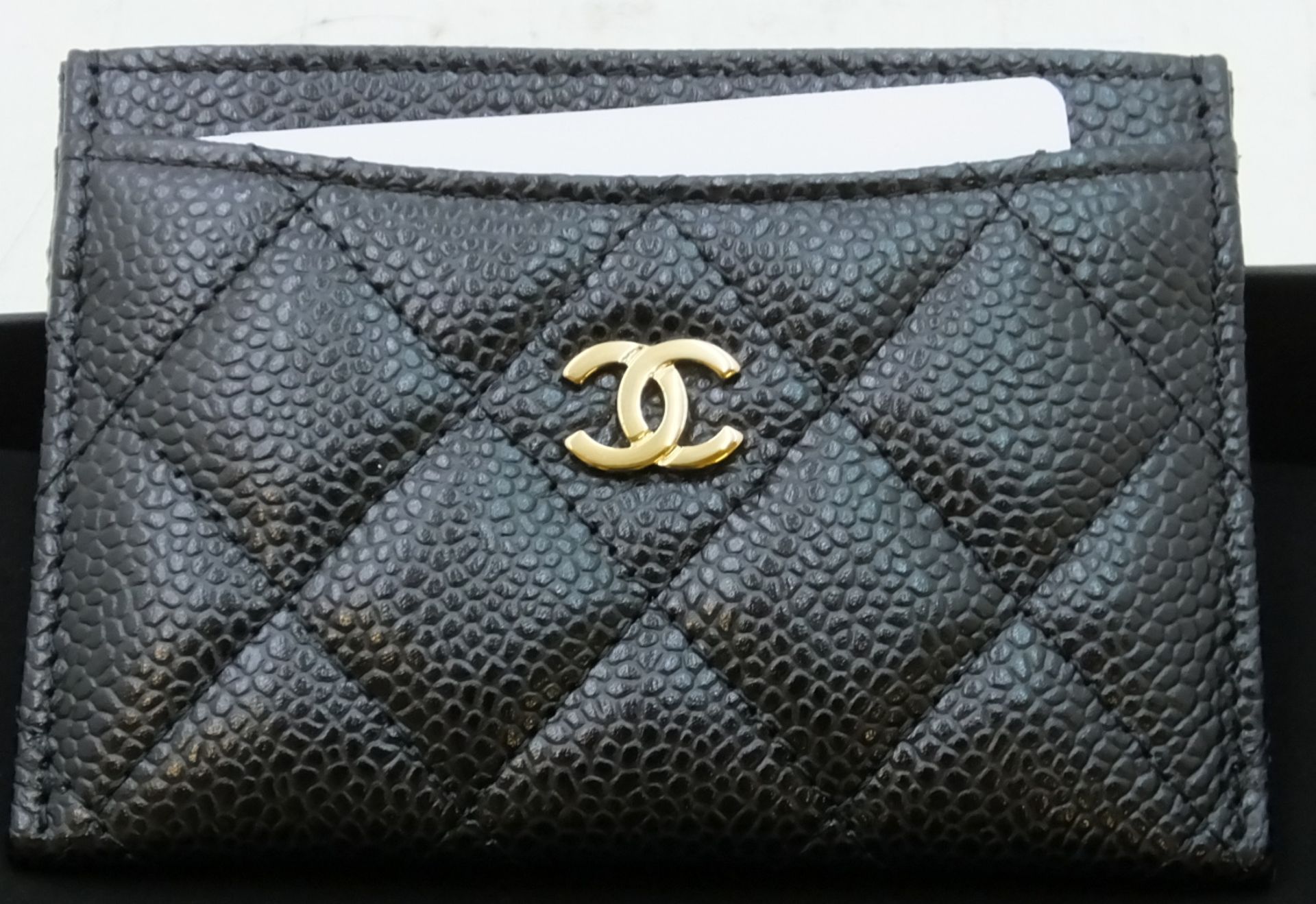 Chanel Card Holder - Leather (includes card of authenticity with serial no. 27886900)