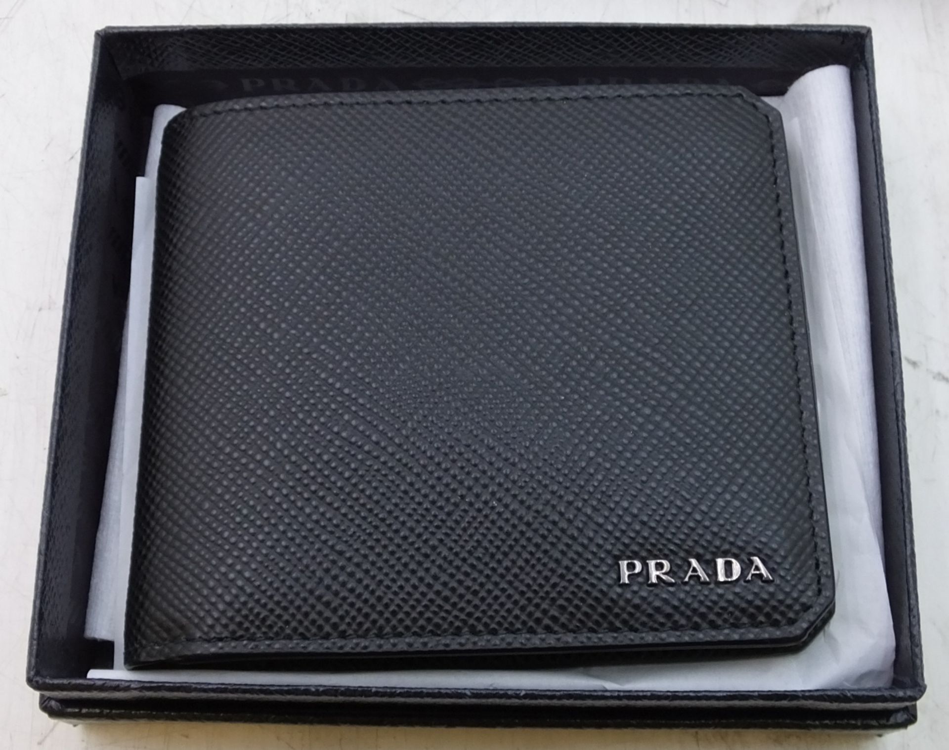 Prada Mens Leather Wallet with authenticity certificate card - 2MO5130 - stamped 31st Aug 2019