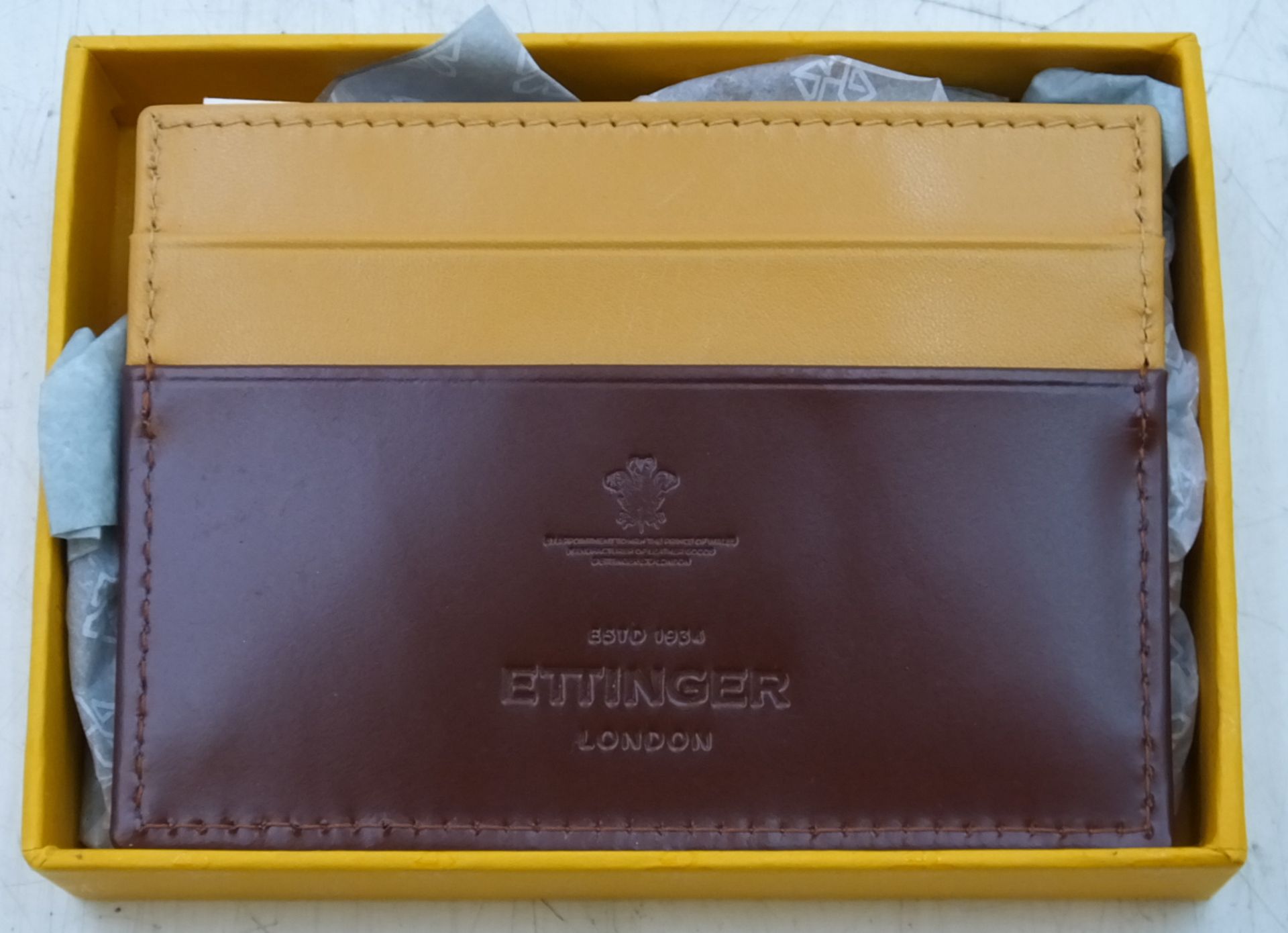 Ettinger (London) Havana Bridle Hide Leather Flat Card Case - BH 248AJ