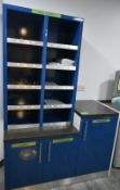 Mail and letter storage unit, L 1350mm x W 650mm x H 1900mm