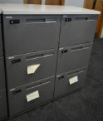 6 x personnel storage lockers, L 1000mm x W 480mmmm x H 1050mm, bring necessary tools to d