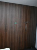 2 x Large wooden two door cupboard, L 660mm x W 1000mm x H 2400mm, bring necessary tools t