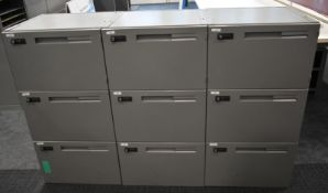 9 x Personal storage lockers, L 1500mm x W 460mm x H 960mm