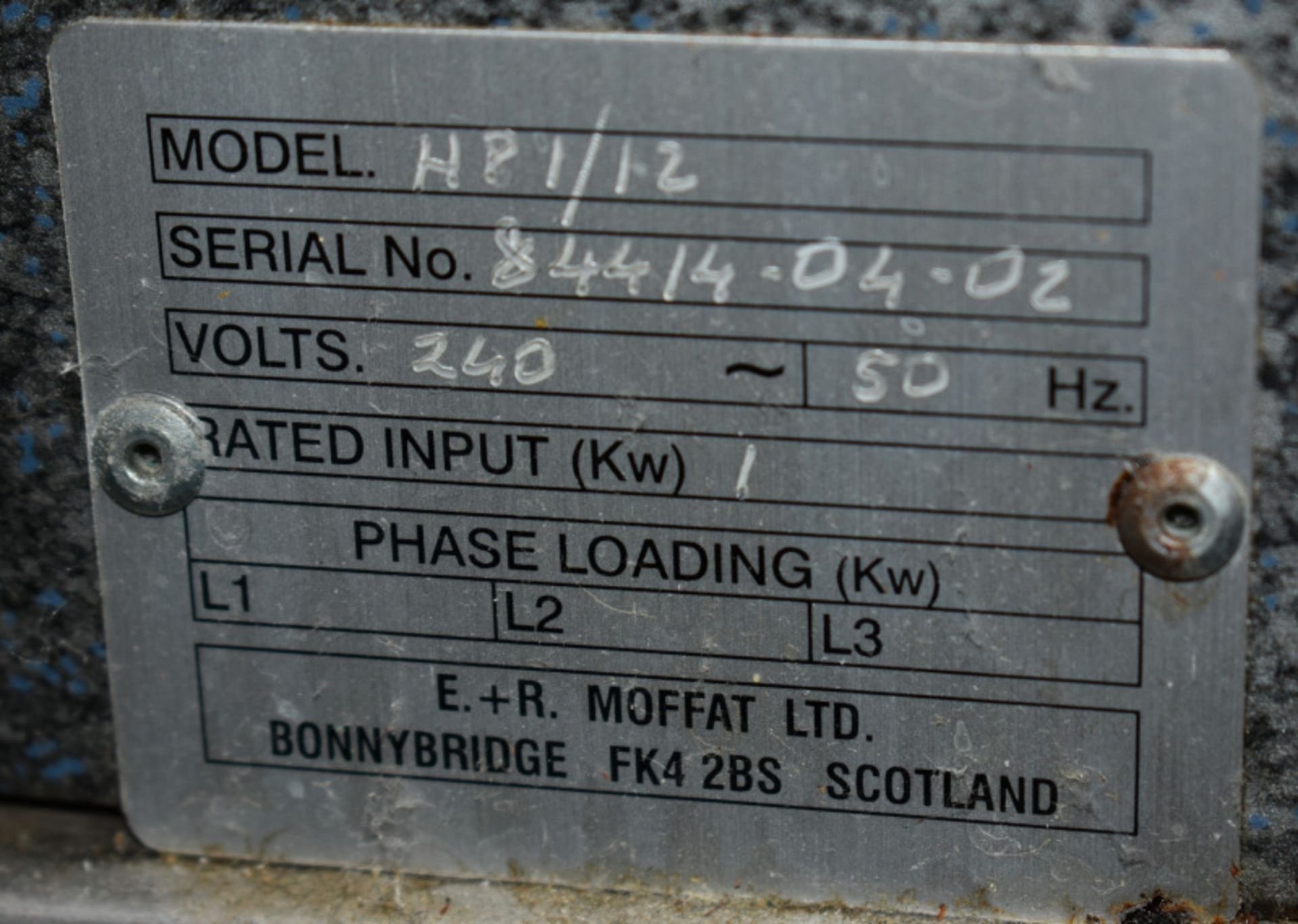 Moffat heated plate dispenser HP1/12, L 550mm x W 470mm x H 870mm - Image 4 of 4
