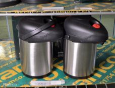 2x Stainless Steel Airpot 2.5Litre