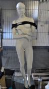 White Female shop clothes mannequin