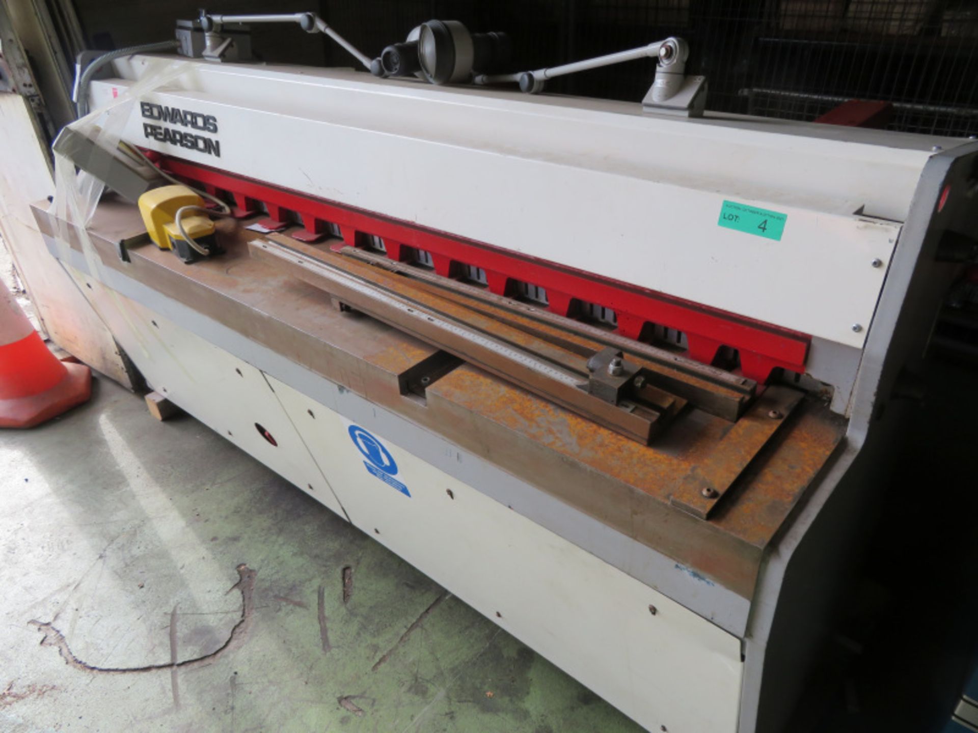 Edwards Pearson Metal Guillotine Machine - L 2500mm x D 1800mm x H 1400mm - Image 4 of 7